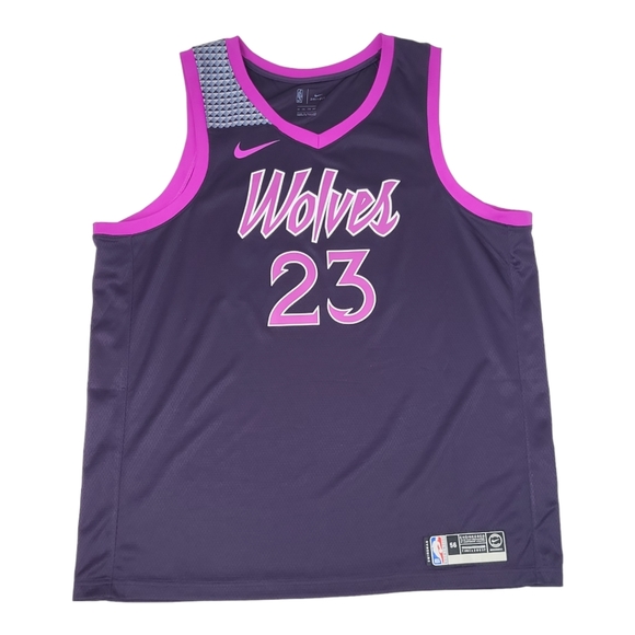 Nike NBA Minnesota Timberwolves Swingman jersey Jimmy Butler Purple - Picture 1 of 17